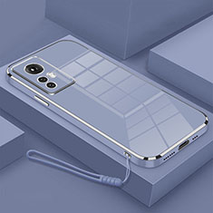 Silikon Hülle Handyhülle Ultra Dünn Flexible Schutzhülle Tasche S01 für Xiaomi Mi 12T Pro 5G Lavendel Grau
