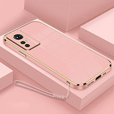 Silikon Hülle Handyhülle Ultra Dünn Flexible Schutzhülle Tasche S01 für Xiaomi Mi 12T Pro 5G Rosa