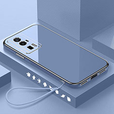 Silikon Hülle Handyhülle Ultra Dünn Flexible Schutzhülle Tasche S01 für Xiaomi Poco F5 Pro 5G Lavendel Grau
