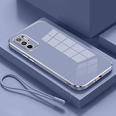 Silikon Hülle Handyhülle Ultra Dünn Flexible Schutzhülle Tasche S01 für Xiaomi Redmi Note 10T 5G Lavendel Grau