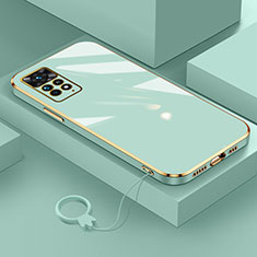 Silikon Hülle Handyhülle Ultra Dünn Flexible Schutzhülle Tasche S01 für Xiaomi Redmi Note 11 Pro 5G Grün