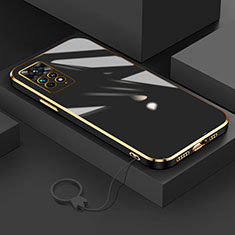 Silikon Hülle Handyhülle Ultra Dünn Flexible Schutzhülle Tasche S01 für Xiaomi Redmi Note 11 Pro 5G Schwarz