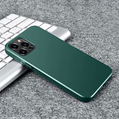 Silikon Hülle Handyhülle Ultra Dünn Flexible Schutzhülle Tasche S02 für Apple iPhone 12 Pro Nachtgrün