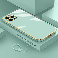 Silikon Hülle Handyhülle Ultra Dünn Flexible Schutzhülle Tasche S03 für Apple iPhone 14 Pro Max Grün