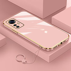 Silikon Hülle Handyhülle Ultra Dünn Flexible Schutzhülle Tasche S03 für Xiaomi Mi 12T Pro 5G Rosa