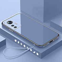 Silikon Hülle Handyhülle Ultra Dünn Flexible Schutzhülle Tasche S04 für Xiaomi Mi 12T Pro 5G Lavendel Grau