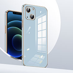 Silikon Hülle Handyhülle Ultra Dünn Flexible Schutzhülle Tasche S06 für Apple iPhone 13 Mini Blau