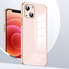 Silikon Hülle Handyhülle Ultra Dünn Flexible Schutzhülle Tasche S06 für Apple iPhone 13 Rosegold