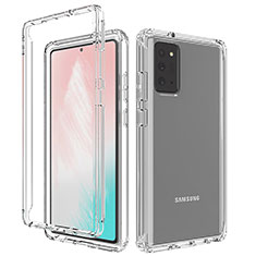 Silikon Hülle Handyhülle Ultra Dünn Flexible Schutzhülle Tasche Transparent Vorder und Rückseite 360 Grad Ganzkörper Farbverlauf für Samsung Galaxy Note 20 5G Klar