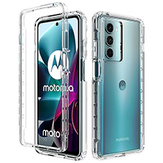 Silikon Hülle Handyhülle Ultra Dünn Flexible Schutzhülle Tasche Transparent Vorder und Rückseite 360 Grad Ganzkörper für Motorola Moto Edge S30 5G Klar
