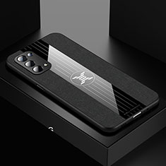 Silikon Hülle Handyhülle Ultra Dünn Flexible Schutzhülle Tasche X01L für OnePlus Nord N200 5G Schwarz