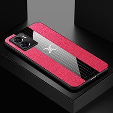 Silikon Hülle Handyhülle Ultra Dünn Flexible Schutzhülle Tasche X01L für Oppo A56S 5G Rot