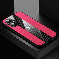 Silikon Hülle Handyhülle Ultra Dünn Flexible Schutzhülle Tasche X01L für Oppo F21s Pro 5G Rot