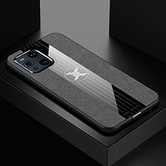 Silikon Hülle Handyhülle Ultra Dünn Flexible Schutzhülle Tasche X01L für Oppo Find X3 Pro 5G Grau