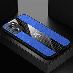 Silikon Hülle Handyhülle Ultra Dünn Flexible Schutzhülle Tasche X01L für Oppo Find X5 Lite 5G Blau