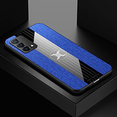 Silikon Hülle Handyhülle Ultra Dünn Flexible Schutzhülle Tasche X01L für Oppo K9 5G Blau