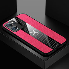 Silikon Hülle Handyhülle Ultra Dünn Flexible Schutzhülle Tasche X01L für Oppo Reno7 5G Rot