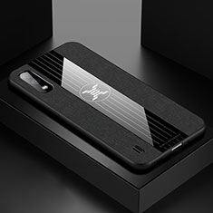 Silikon Hülle Handyhülle Ultra Dünn Flexible Schutzhülle Tasche X01L für Samsung Galaxy A01 SM-A015 Schwarz