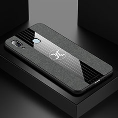 Silikon Hülle Handyhülle Ultra Dünn Flexible Schutzhülle Tasche X01L für Samsung Galaxy A20 Grau