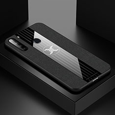 Silikon Hülle Handyhülle Ultra Dünn Flexible Schutzhülle Tasche X01L für Samsung Galaxy A21 Schwarz