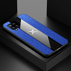 Silikon Hülle Handyhülle Ultra Dünn Flexible Schutzhülle Tasche X01L für Samsung Galaxy A42 5G Blau