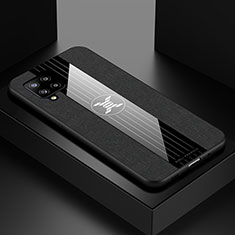 Silikon Hülle Handyhülle Ultra Dünn Flexible Schutzhülle Tasche X01L für Samsung Galaxy A42 5G Schwarz