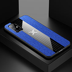 Silikon Hülle Handyhülle Ultra Dünn Flexible Schutzhülle Tasche X01L für Samsung Galaxy A51 4G Blau