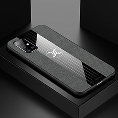 Silikon Hülle Handyhülle Ultra Dünn Flexible Schutzhülle Tasche X01L für Samsung Galaxy A51 4G Grau