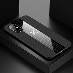 Silikon Hülle Handyhülle Ultra Dünn Flexible Schutzhülle Tasche X01L für Samsung Galaxy A51 4G Schwarz