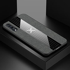 Silikon Hülle Handyhülle Ultra Dünn Flexible Schutzhülle Tasche X01L für Samsung Galaxy A70S Grau