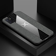Silikon Hülle Handyhülle Ultra Dünn Flexible Schutzhülle Tasche X01L für Samsung Galaxy A81 Grau