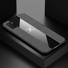 Silikon Hülle Handyhülle Ultra Dünn Flexible Schutzhülle Tasche X01L für Samsung Galaxy Note 10 Lite Grau