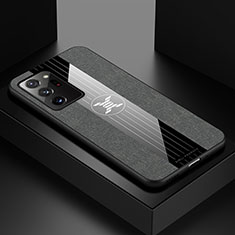 Silikon Hülle Handyhülle Ultra Dünn Flexible Schutzhülle Tasche X01L für Samsung Galaxy Note 20 Ultra 5G Grau