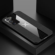 Silikon Hülle Handyhülle Ultra Dünn Flexible Schutzhülle Tasche X01L für Samsung Galaxy Note 20 Ultra 5G Schwarz
