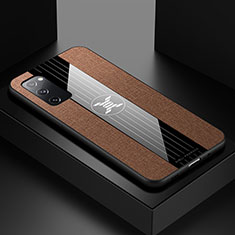 Silikon Hülle Handyhülle Ultra Dünn Flexible Schutzhülle Tasche X01L für Samsung Galaxy S20 FE 5G Braun