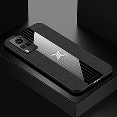 Silikon Hülle Handyhülle Ultra Dünn Flexible Schutzhülle Tasche X01L für Vivo X60 Pro 5G Schwarz