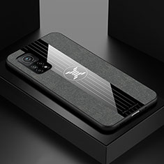 Silikon Hülle Handyhülle Ultra Dünn Flexible Schutzhülle Tasche X01L für Xiaomi Mi 10T 5G Grau