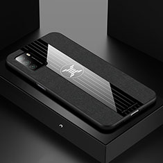 Silikon Hülle Handyhülle Ultra Dünn Flexible Schutzhülle Tasche X01L für Xiaomi Poco M3 Schwarz