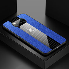 Silikon Hülle Handyhülle Ultra Dünn Flexible Schutzhülle Tasche X01L für Xiaomi Poco X3 NFC Blau