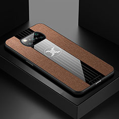 Silikon Hülle Handyhülle Ultra Dünn Flexible Schutzhülle Tasche X01L für Xiaomi Poco X3 NFC Braun