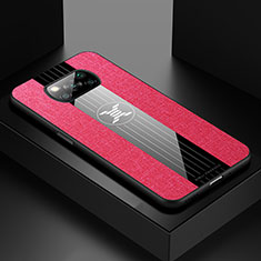 Silikon Hülle Handyhülle Ultra Dünn Flexible Schutzhülle Tasche X01L für Xiaomi Poco X3 Pro Rot