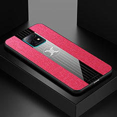 Silikon Hülle Handyhülle Ultra Dünn Flexible Schutzhülle Tasche X01L für Xiaomi Redmi 10X 5G Rot