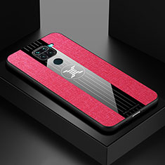 Silikon Hülle Handyhülle Ultra Dünn Flexible Schutzhülle Tasche X01L für Xiaomi Redmi Note 9 Rot