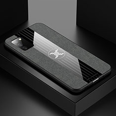 Silikon Hülle Handyhülle Ultra Dünn Flexible Schutzhülle Tasche X02L für Samsung Galaxy A03s Grau