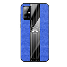 Silikon Hülle Handyhülle Ultra Dünn Flexible Schutzhülle Tasche X02L für Samsung Galaxy A51 5G Blau