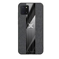 Silikon Hülle Handyhülle Ultra Dünn Flexible Schutzhülle Tasche X02L für Samsung Galaxy A81 Schwarz