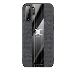Silikon Hülle Handyhülle Ultra Dünn Flexible Schutzhülle Tasche X02L für Samsung Galaxy Note 10 Plus 5G Schwarz