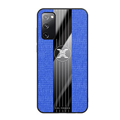 Silikon Hülle Handyhülle Ultra Dünn Flexible Schutzhülle Tasche X02L für Samsung Galaxy S20 Lite 5G Blau