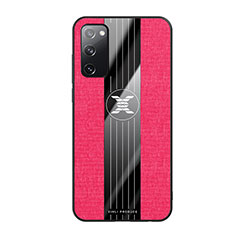 Silikon Hülle Handyhülle Ultra Dünn Flexible Schutzhülle Tasche X02L für Samsung Galaxy S20 Lite 5G Rot