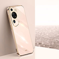 Silikon Hülle Handyhülle Ultra Dünn Flexible Schutzhülle Tasche XL1 für Huawei P60 Art Rosegold